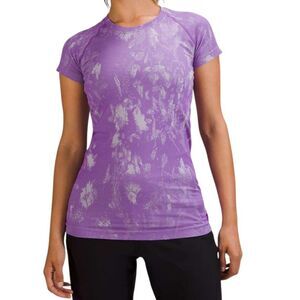 Lululemon Swiftly Tech Short Sleeve Shirt 2.0 *Shadow Bloom Moonlit Magenta